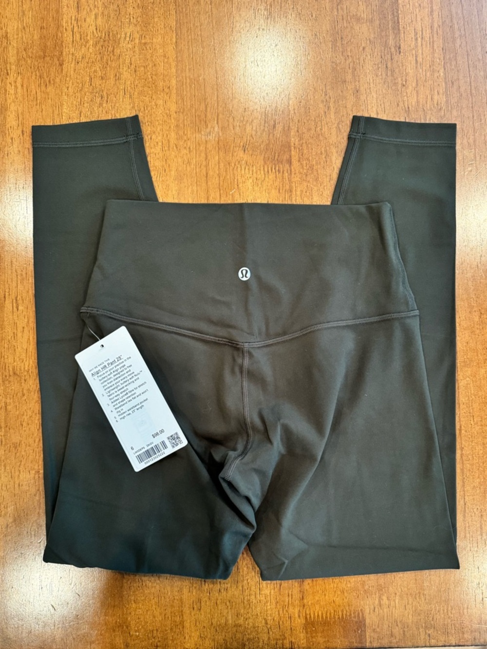 NWT lululemon Align HR Pant 25” Olive Green